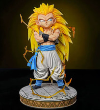 25cm Dragon Ball Z Gotenks Super Saiyan Figure Statue Model Cool Pose Collection picture