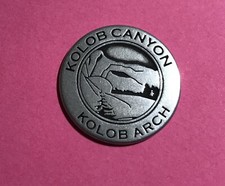 Vintage Design Zion Kolob Canyon Arch Token picture