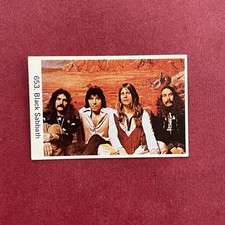 Black Sabbath 1975 Swedish Samlarsaker Popbilder #653 Trading Card picture