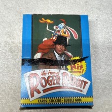 1988 Topps WHO FRAMED ROGER RABBIT Trading Cards & Stickers 36 Packs Box NIB picture