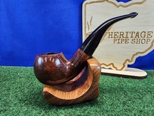 Peterson Irish Seconds Smooth Bent Apple Restored Briar Irish Estate Pipe picture
