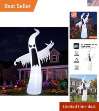 Giant 12 FT Ghost Inflatable with Waterproof Material & Stunning LED Lights picture