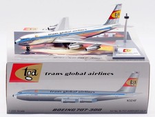 Inflight B-707-AIRPORT-55-P Trans Global Airlines 707 N324F Diecast 1/200 Model picture