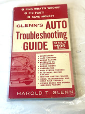 Vtg Chilton Company Glenn's Auto Troubleshooting Guide 1964 Book picture