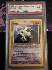 Pokémon Neo Revelation Celebi Holo #3 PSA 9 Cert 71008448 picture