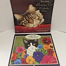2 Cat Calendars for Crafts, Pictures, Cat Lovers, Out of Date Calendars 02, 04 picture