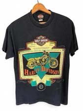 Vintage 1992 Harley Davidson T Shirt Medium Single Stitch Made USA Softail picture