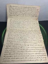 Antique handwritten document 1818 - indenture   April 13th 1818 - bridgewater picture