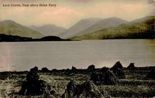 Vintage Loch Creran Shian Ferry Scotland Loch Landscape Postcard picture