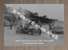 Historic Bayliss Levrett's #69 Brown Motor Co Special 1952 indy 500 Postcard picture