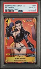2026 ONE PIECE STARTER DECK ST29-EGGHEAD #009 NICO ROBIN ALTERNATE ART PSA 10 picture