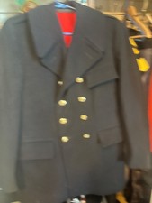 Vintage RCMP Pea Coat Navy wool 1980 small picture