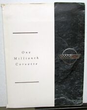 1992 Chevrolet Corvette Press Kit One-Millionth Made Media Release Bowling Green picture