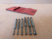 (6)  L. S. Starrett Co. No. 829 (2-A,B,2-C) & Lufkin (78C) Small Hole Gauges picture