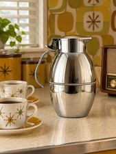 Vintage Chrome Bullet Shape Vacuum Coffee Carafe picture