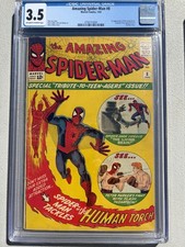 Amazing Spider-Man 8 1964 Marvel Comics CGC VG- 3.5 Fantastic Four Human Brain picture
