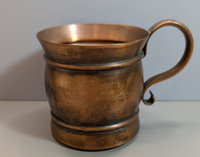 Vintage Gregorian 100% Solid Copper Mug Made in USA Moscow Mule picture