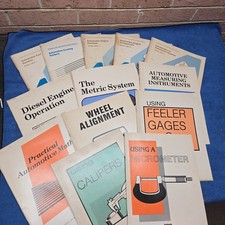 13 VINTAGE ICS School Of Automotive Mechanics System Books picture