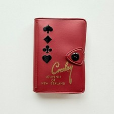 1950s Croxley Souvenir of New Zealand Photographic Playing Cards Vinyl Case VGC picture