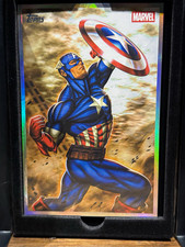 Topps 2026 Marvel Vault Vault Originals Art Card Captain America VO-04 with BOX picture