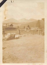 1921 Long's Peak Inn Tahosa Valley 1920s Photo Colorado Building Mountains picture