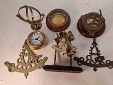 Interesting Lot Of Vintage Nautical Items. As Shown picture