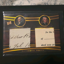 2022 Pieces Of The Past George Washington Handwritten Dual Relic picture