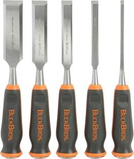Buck Knives 1/4, 1/2, 3/4, 1, 1-1/4 COMFORT GRIP CHISEL SET picture