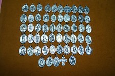 Vintage Catholic Religious Medals, 55 Medals WOW Ultimate Collection Lot of 55   picture