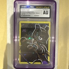 🧠⚫ Mewtwo – Hand-Drawn Sketch by Jon Lo ✍🏻 – CGC x JSA Authentic picture