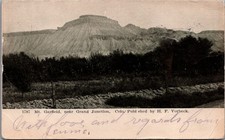 Vintage 1907 Mt. Garfield Grand Junction Colorado RPPC Postcard H.F. Vorbeck picture