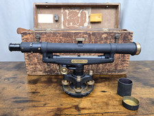Vintage CL Berger & Sons Boston Mass Surveying Dumpy Level in Original Case picture