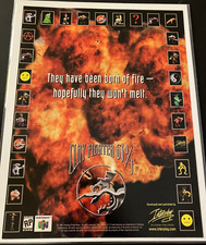 Clay Fighter 63 1/3 - Vintage Fighting Gaming Print Ad / Poster / Wall Art CLEAN picture