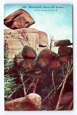 Balanced Rock Sherman Hill Wyoming WY 1908 DB Postcard Q2 picture