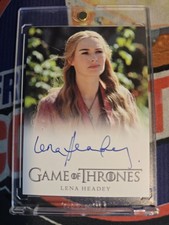 2013 Rittenhouse Game of Thrones Lena Headey Auto Full Bleed Cersei Lannister picture