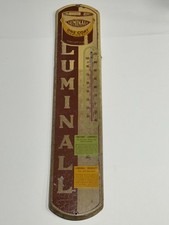 vintage metal advertising thermometer for Luminall Paint Co. Chicago 40’s/50’s picture