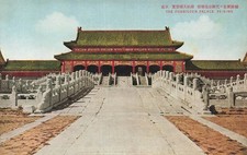 Forbidden City Peking China Hall of Supreme Harmony Vintage Postcard picture