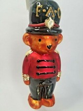 Christopher Radko  FAO Schwarz Toy Soldier Bear Ornament 1996 Limited Edition picture