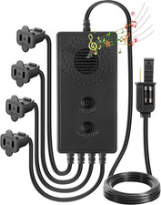 Vintage 90S Musical Christmas Lights Controller, Singing Christmas Tree Lights C picture