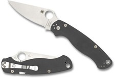 SPYDERCO Para Military 2 DARK GRAY G-10 MAXAMET Steel, Plain Edge, C81GPDGY2 picture