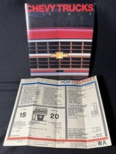 Vintage Original 1989 Chevrolet Silverado Window Sticker & Dealer Sales Brochure picture