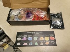 TESH CARE Chakra Therapy Collection 17 pcs Healing Crystals kit, 7 Raw picture