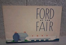 Vtg 1933 Chicago World’s Fair ‘Ford At The Fair’ Booklet Illustrated Automobiles picture