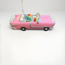 Department 56 Snow Village Christmas Cadillac Pink Car#5413-5 Retired picture
