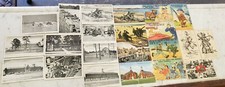 Named Identified WW2 WWII US Marine Postcard Lot Wounded WIA 1944 Camp Lejeune picture