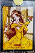 Belle 2022 Typhoon Productions Enchanted Fairy Creatures Sketch Artist Auto 1/1 picture