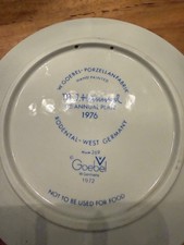 Goebel Hummel Plate W. Goebel M.J. Hummel 2nd Annual 1972, W. Germany picture