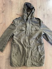 Vintage 1987 West German Army Bundeswehr Parka Gr 12 Fur Liner Military Coat picture