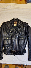 RARE 1950s Vintage Harley Davidson Cycle Queen Leather Jacket Women's Excellent  picture