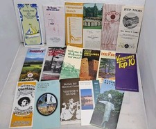 Lot of Vintage Pamphlets Maps Foldout Vintage & Chateau Lake Louise etc picture